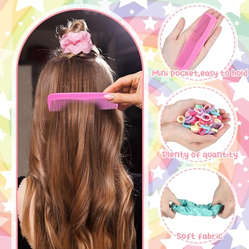 Christmas Gift Set for Volunteers - 50 Pack Holiday Gift Boxes with Scrunchies & Accessories