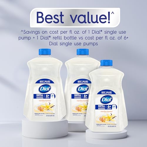 Vanilla Honey Liquid Hand Soap Refill Pack of 3 - 52 Fl Oz Each