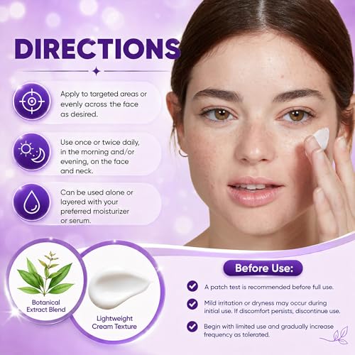 AOBBIY Azelaic Acid Cream Face Moisturizer 2oz for Smoother Skin - 2 Pack