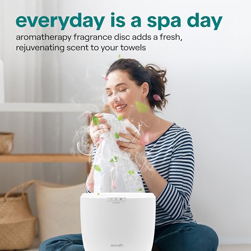 Counter Towel Warmer Bucket with Fragrance - Cherry | Luxury Spa Bathroom Heater