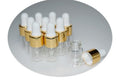 Hustar Small Dropper Bottle, 10pcs 2ml Mini Sample Dropper Bottles Mini Makeup Containers for Travel Liquids Tiny Glass