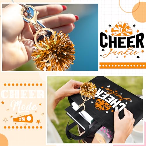 Orange Cheerleading Gift Set - 72 Pcs Cheerleading Accessories for Sports Fans