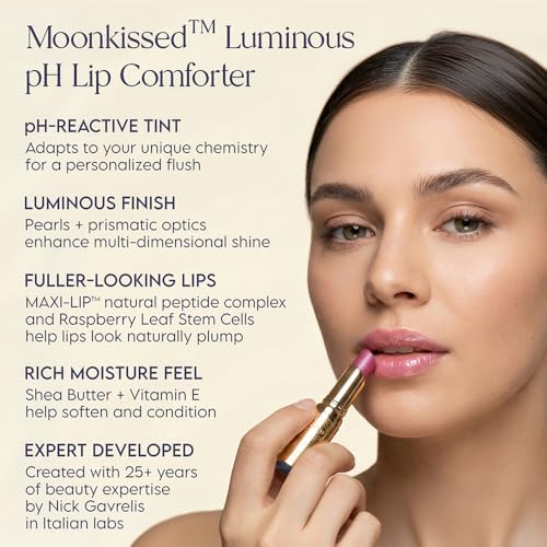 ier? Beauty Luminous pH Lip Balm, Moisturizing Vegan Tinted Lip Balm, 3-in-1 Soothing Lip Serum + Plumping Balm + pH Reactive Tint, Shea Butter & Vitamin E, Made in Italy - 0.088oz