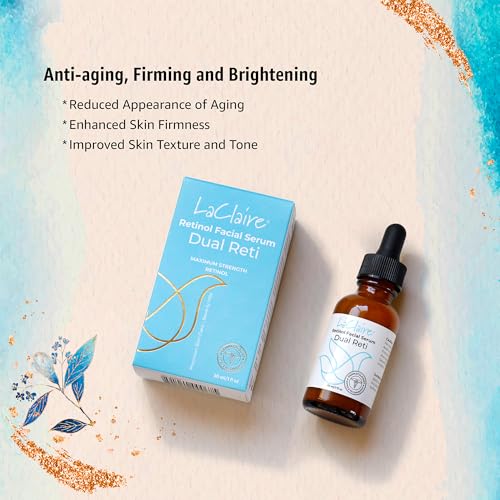 Skincare Duo: 1 Unit of Retinol Face Serum + 1 Unit of Vitamin C+ Serum, Anti-Aging, Brightening, Firming, Smoothing, 30 ml Each