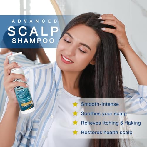 DERPHEA Medicated Scalp Shampoo for Psoriasis & Dandruff Relief - 8 fl oz