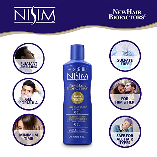 Hair Growth Gel for Scalp Nourishment - Natural Ingredients, 8 oz