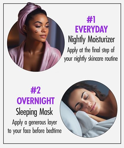 Black Energy Cream - Revitalizing & Nourishing Gel Moisturizer & Sleep Mask 2.7oz