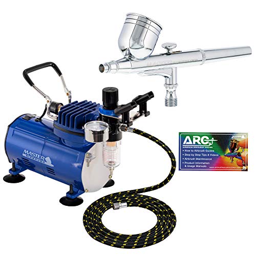 Master Airbrush Multi-Purpose Gravity Feed Airbrush Kit & Compressor - Standard