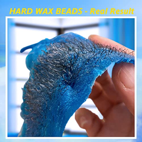 Hard Wax Beans Kit for Hair Removal - Madors 1lB Brazilian Underarms Body and Chest Large Refill Wax Beads for Wax Warmer