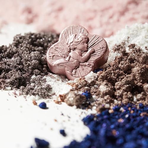 Flower Knows Little Angel 9-Color Eyeshadow Palette,Pink Beige Makeup Palette with 6 Matte + 3 Shimmer Shades,Blendable Smooth Cute Eye Makeup,0.37 Oz(01 Eden's Angel)