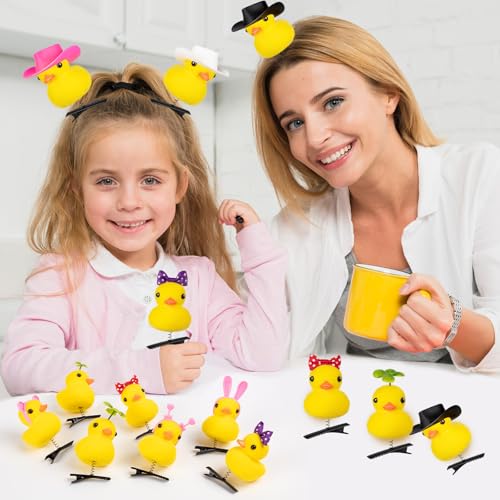 Yellow Duck Hair Clips 36Pcs Rave Accessories for School Party Festival - Variation of THIS listing
