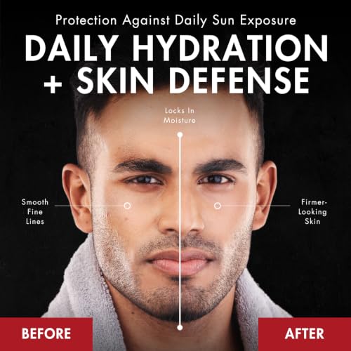 Men's SPF 30 Face Moisturizer with Vitamin E & Squalane - 3 Oz
