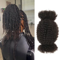 Lovenea 1B Natural Black Afro Kinky Human Hair for Braiding 12-inch, 1 Pack