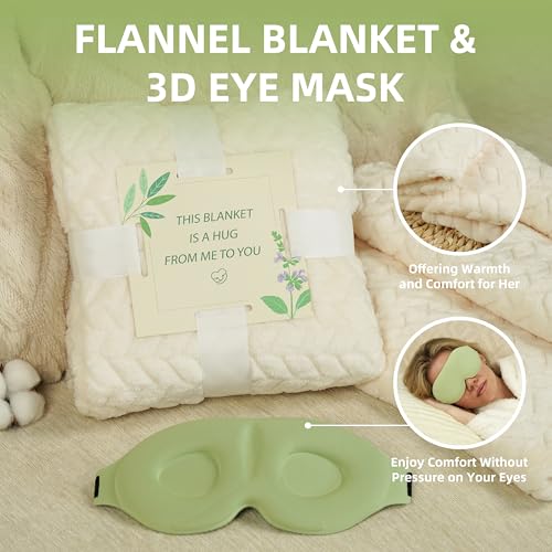 Get Well Soon Gifts for Women£¬Post Surgery Recovery Gifts with 40 OZ Tumbler & Flannel Blanket, Thinking of You Care Package for Her, Relaxing Self Care Kit with Sage Candle, Soap & Eye Mask