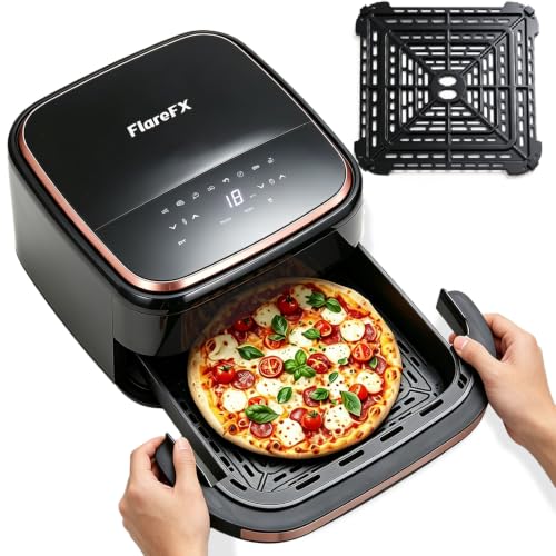 4.5QT Air Fryer Pizza Oven with 11 Presets for Crispy Cooking