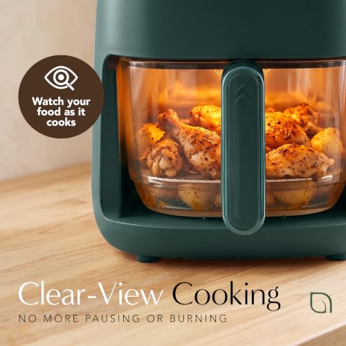 WILLOW 5QT Eco Glass Air Fryer with Digital Touchscreen - Green