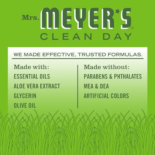 Mrs. MEYER'S Fresh Cut Grass Liquid Hand Soap 12.5 Fl Oz (Pack of 2)