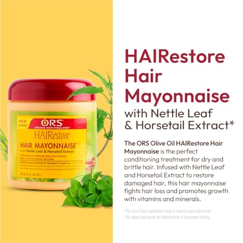 ORS Hairrestore Hair Mayonnaise with Nettle & Horsetail Extract - Pack of 4