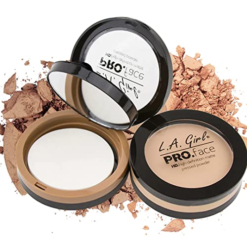 L.A. Girl PRO.Face Matte Pressed Powder, Warm Honey GPP607