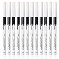 KAIQIKAIXI 12 White Eyeliner Pen, Eyebrow,Eye Shadow Pencil, Lip Line, Eyelid Pad, Pencil Makeup Set Tool