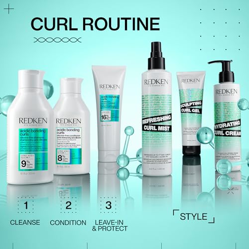 Curl Refreshing Spray for Curly & Coily Hair - Hydrating & Frizz Control