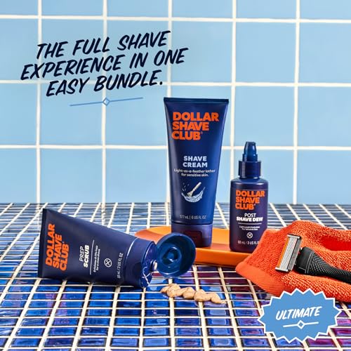 Ultimate Shave Set with 6 Blade Razor & Accessories - Black, 1 Count