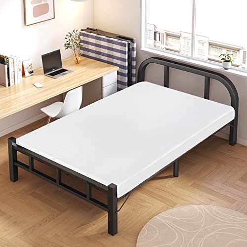 Twin Gel Memory Foam Mattress 5 Inch Medium Firm Support Cooling Bed