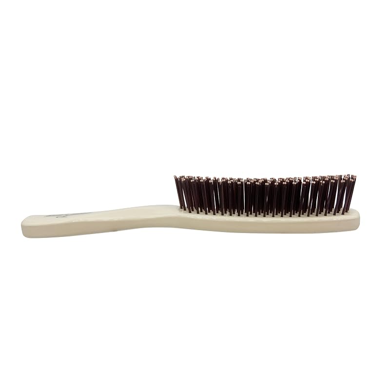 Light Touch Detangling Hair Brush Full Size Ivory White - 7.75In, 186 Tufts