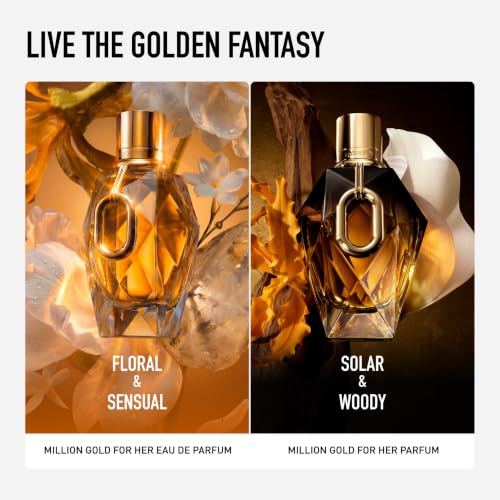 Rabanne Million Gold For Her Eau de Parfum 0.34 Fl Oz – Women’s Fragrance