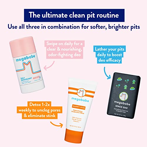 Ultimate Underarm Care Bundle - Aluminum-Free Deodorant, Detox Soap & Mask