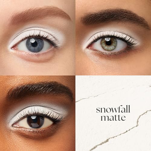 Julep Eyeshadow Stick Duo - Pearl Shimmer & Matte Snowfall, Waterproof Crème-to-Powder
