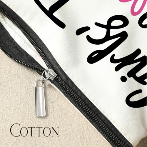 6 PCS 2025 Girls Trip Fashion Cosmetic Bags for Women - Travel Accessory - Canvas - Zipper - Adult Women - Unisex - 10 x 6 x 1.9 inches - Stain & Scratch Resistant
