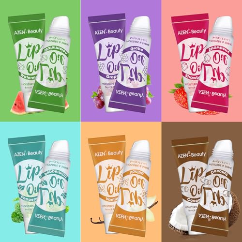 AZEN 120 Pack Clear Lip Gloss Set with Vitamin E & Flavors - Hydrating Lip Oil C-120