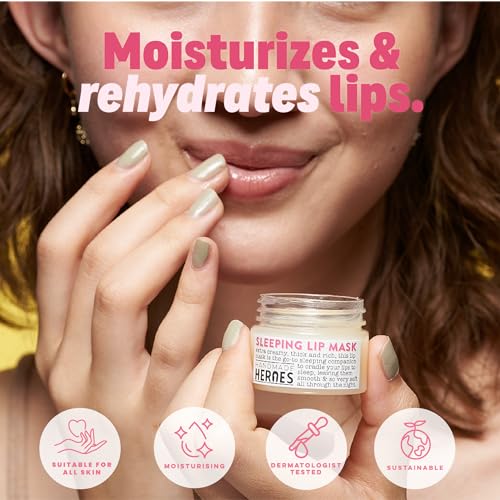 Perfect Pout & Glowing Skin Set: Handmade Heroes 100% Natural Vegan Lip Mask & Bakuchiol Booster Oil