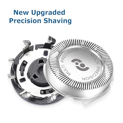 9pcs Replacement Heads for Philips Norelco Aquatec Shaver HQ8 - Compatible with Series AT810, AT830, AT850, and More