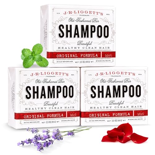 All-Natural Shampoo Bar 3-Pack Supports Healthy Hair - Original Scent