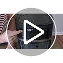 FineMade 4.5 Qt Glass Air Fryer with 12 Cooking Modes - Graphite