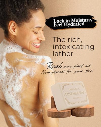 Australian Goat Milk Moisturizing Soap 6.35oz Family Pack of 8 - Natural Skincare