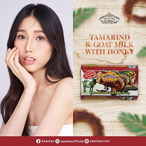 ASANTEE TAMARIND & GOAT MILK HERBAL SOAP 125 G. (Pack of 1)