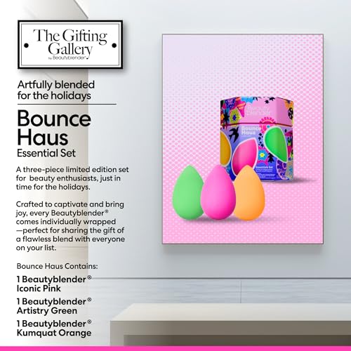 Beautyblender Bouncehaus Essentials Set - 3 Makeup Sponges & Accessories