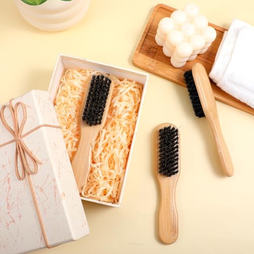 30 Pack Boar Bristle Hair Brush Set - Gentle Detangling & Smoothing