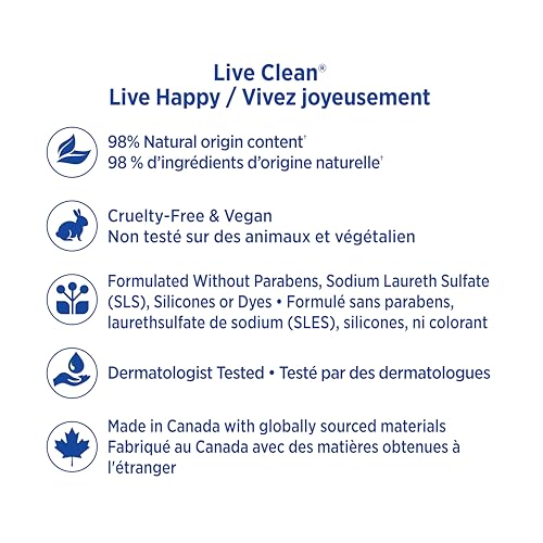 Live Clean Intense Moisture Fragrance-Free Body Lotion Pack of 2 - 18 Fl Oz Each