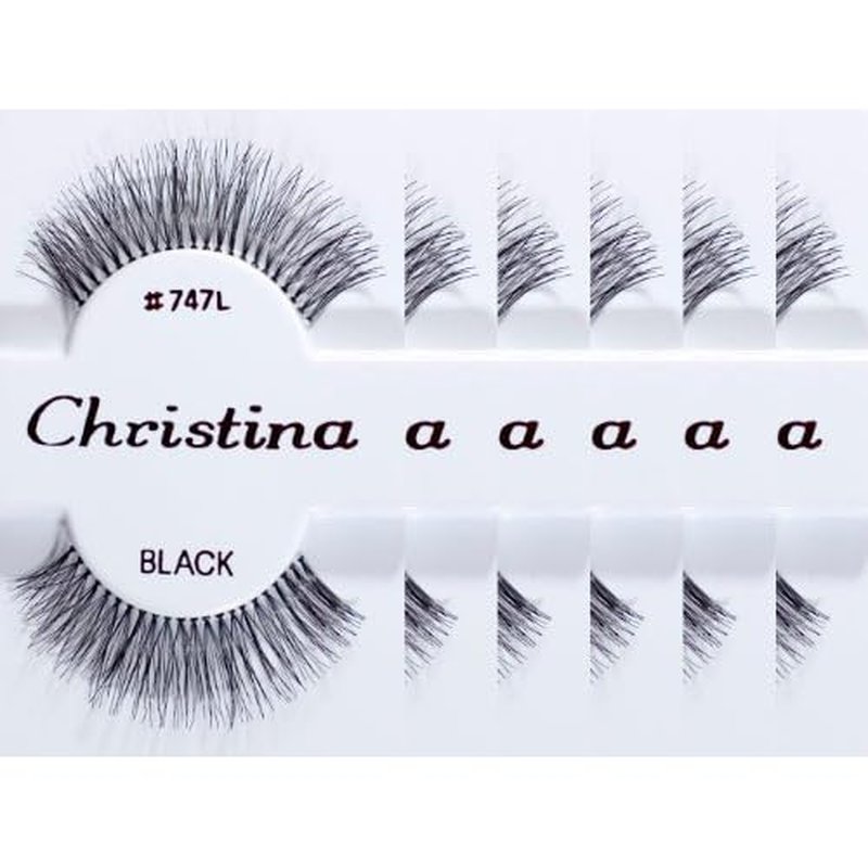 6packs Eyelashes - 747L by Christina