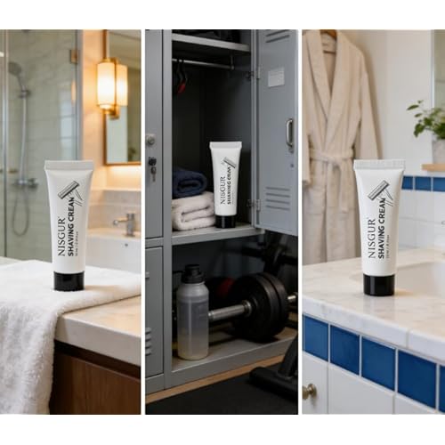 Travel Size Disposable Shaving Cream Bulk Pack of 144 Tubes 10ml/0.34fl.oz Each Individually Wrapped Hotel Toiletries and Amenities