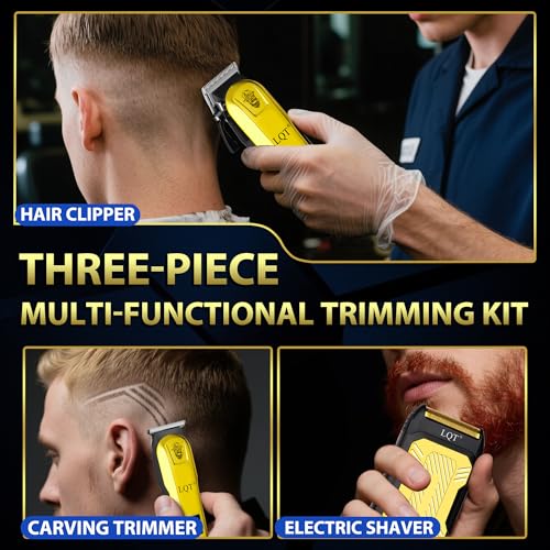 Cordless Hair Clippers for Men Electric Beard and Mustache Trimmer & Foil Shaver Professional Rechargeable Hair Trimmer Gifts for Men Birthday Christmas Valentine¡¯s Day Gifts