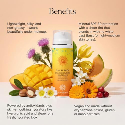Mineral Sunscreen SPF 30 Tinted Moisturizer with Antioxidants - Light to Medium Skin