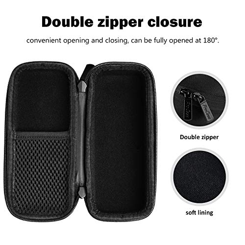 Hard Case for Mustache Trimmer 360 Qp2724 Qp2834 QP2520 QP2530 QP2620 Electric Shavers for Men, Shaving Electric Razor for Men Beard Trimmer for Mens, Replacement Blade, Charger, Travel Carry Bag