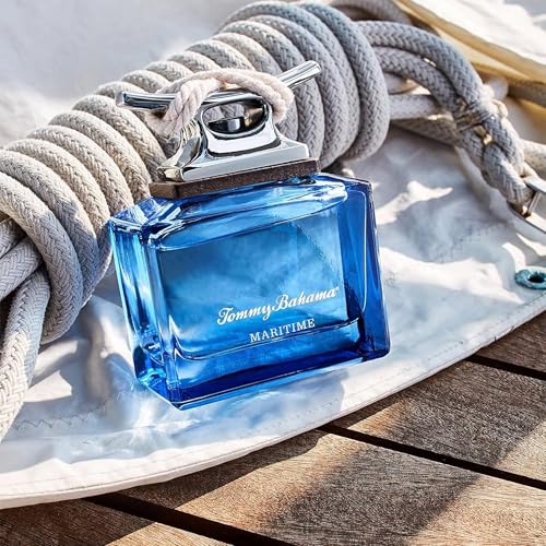 Tommy Bahama Maritime Eau de Cologne for Men 2.5 Fl Oz - Fresh & Warm Scent with Bergamot Jasmine Sandalwood