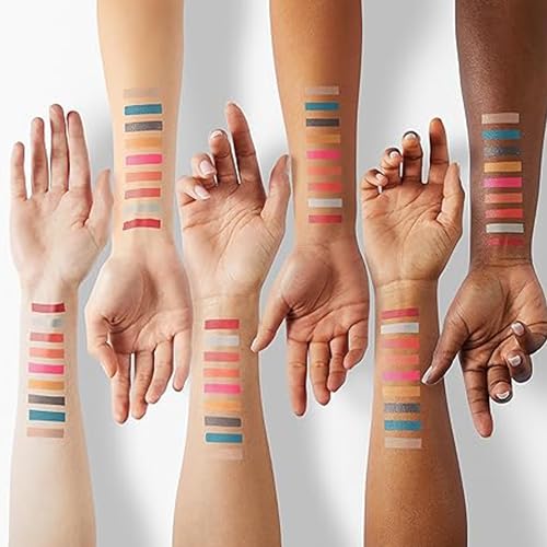 Juvia's Place Festival Eyeshadow Palette - Bold Coral, Glitter & Neutral Shades
