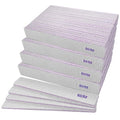 100 Pcs 80/80 Grit Square Nail Files Coarse Emery Boards for Acrylic & Gel Nails - Professional Manicure Tools